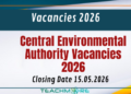 Central Environmental Authority Vacancies 2026
