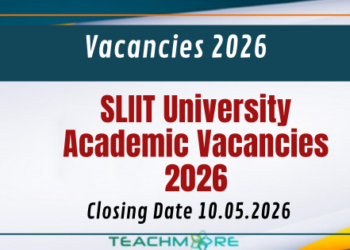 SLIIT University Academic Vacancies 2026