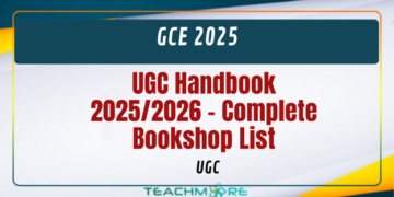 UGC Handbook 2025/2026 – Complete Bookshop List