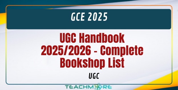 UGC Handbook 2025/2026 – Complete Bookshop List