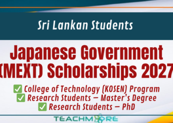 Japanese Government (MEXT) Scholarships 2027