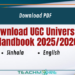 Download UGC University Handbook 2025/2026