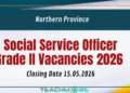 Social Service Officer Grade II Vacancies 2026