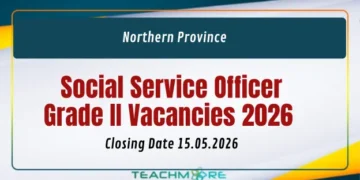 Social Service Officer Grade II Vacancies 2026