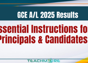 GCE A/L 2025 Results Released: Essential Instructions for Principals and Candidates