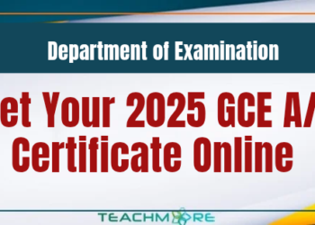 Get Your 2025 GCE A/L Certificate Online