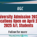 University Admission 2026