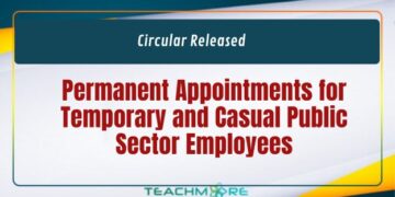 Permanent Appointments for Temporary and Casual Public Sector Employees
