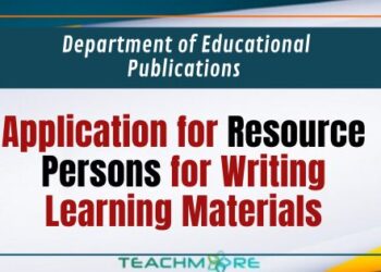 Resource Persons for Writing Learning Materials