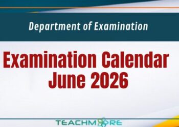 Examination Calendar for June - 2026