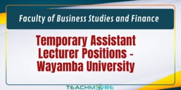 Temporary Assistant Lecturer Positions