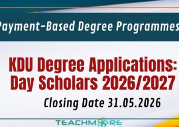 KDU Degree Applications: Day Scholars 2026/2027