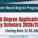 KDU Degree Applications: Day Scholars 2026/2027