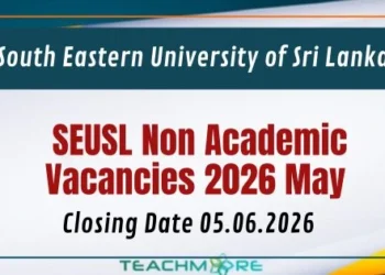 SEUSL Non Academic Vacancies 2026 May