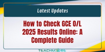How to Check GCE O/L 2025 Results Online