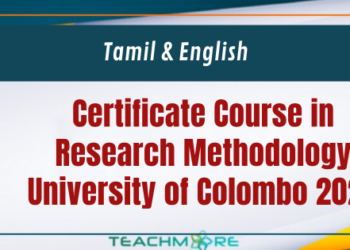 Certificate Course in Research Methodology – University of Colombo