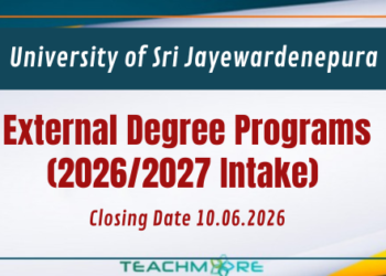 External Degree Programs (2026/2027 Intake) -University of Sri Jayewardenepura