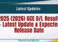 2025 (2026) GCE O/L Results