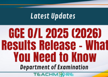 GCE O/L 2025 (2026) Results Release
