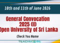 General Convocation 2025 (II)