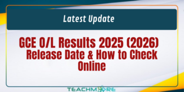 GCE O/L Results 2025 (2026) Sri Lanka