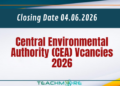 Central Environmental Authority (CEA) Vcancies 2026