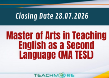 MA TESL Programme 2026/27 – Postgraduate Institute of English
