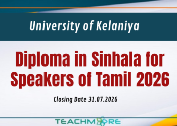 Diploma in Sinhala for Speakers of Tamil 2026