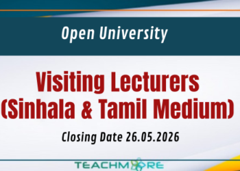Visiting Lecturer (Sinhala & Tamil Medium) - Open University