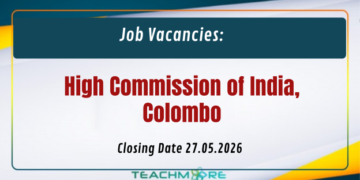 Job Vacancies: High Commission of India, Colombo