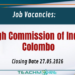 Job Vacancies: High Commission of India, Colombo