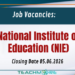 NIE Vacancies 2026