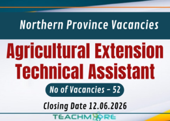 Agricultural Extension Technical Assistant Vacancies
