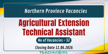 Agricultural Extension Technical Assistant Vacancies