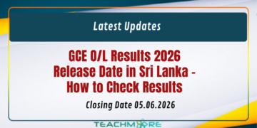 GCE O/L Results 2026 Release Date in Sri Lanka