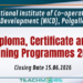 NICD Opens Applications for 2026 Diploma