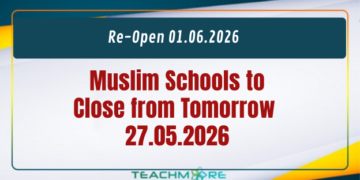 Muslim Schools to Close from Tomorrow