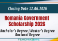 Romania Government Scholarship 2026