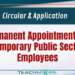 Permanent Appointments for Temporary Public Sector Employees