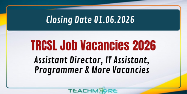 TRCSL Job Vacancies 2026