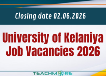 University of Kelaniya Job Vacancies 2026
