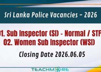Police Sub Inspector (SI) - Sri Lanka Police Vacancies 2026