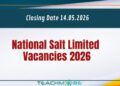 National Salt Limited Vacancies 2026