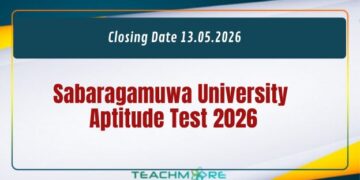 Sabaragamuwa University Aptitude Test 2026