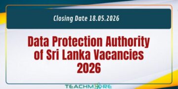 Data Protection Authority of Sri Lanka Vacancies 2026