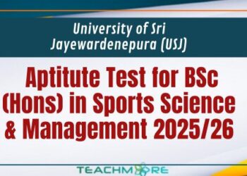 USJ Aptitute Test for BSc (Hons) in Sports Science & Management 2025/26