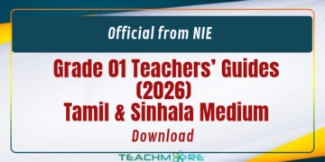Grade 01 Teachers Guides (2026)