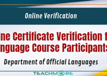 Online Certificate Verification for Language Course Participants