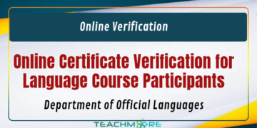 Online Certificate Verification for Language Course Participants