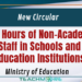 New Circular on Duty Hours of Non-Academic Staff in Schools and Education Institutions
